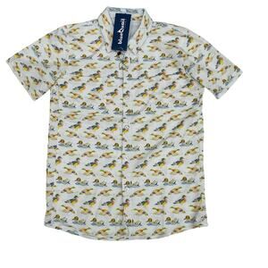 NWT Blue Quail Size 10 Ducks Button Up